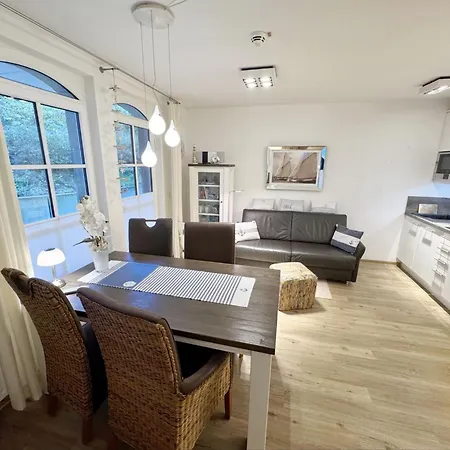 F Haus Meeresblick A 0 16 Dinghy Mit Terrasse Apartmán Baabe