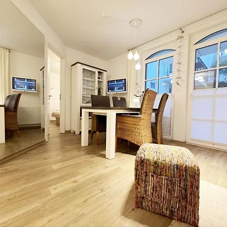 Apartmán F Haus Meeresblick A 0 16 Dinghy Mit Terrasse Baabe