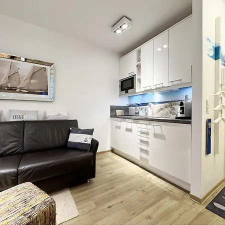 F Haus Meeresblick A 0 16 Dinghy Mit Terrasse Apartmán Baabe