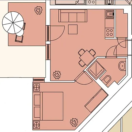 F Haus Meeresblick A 0 16 Dinghy Mit Terrasse Apartmán Baabe